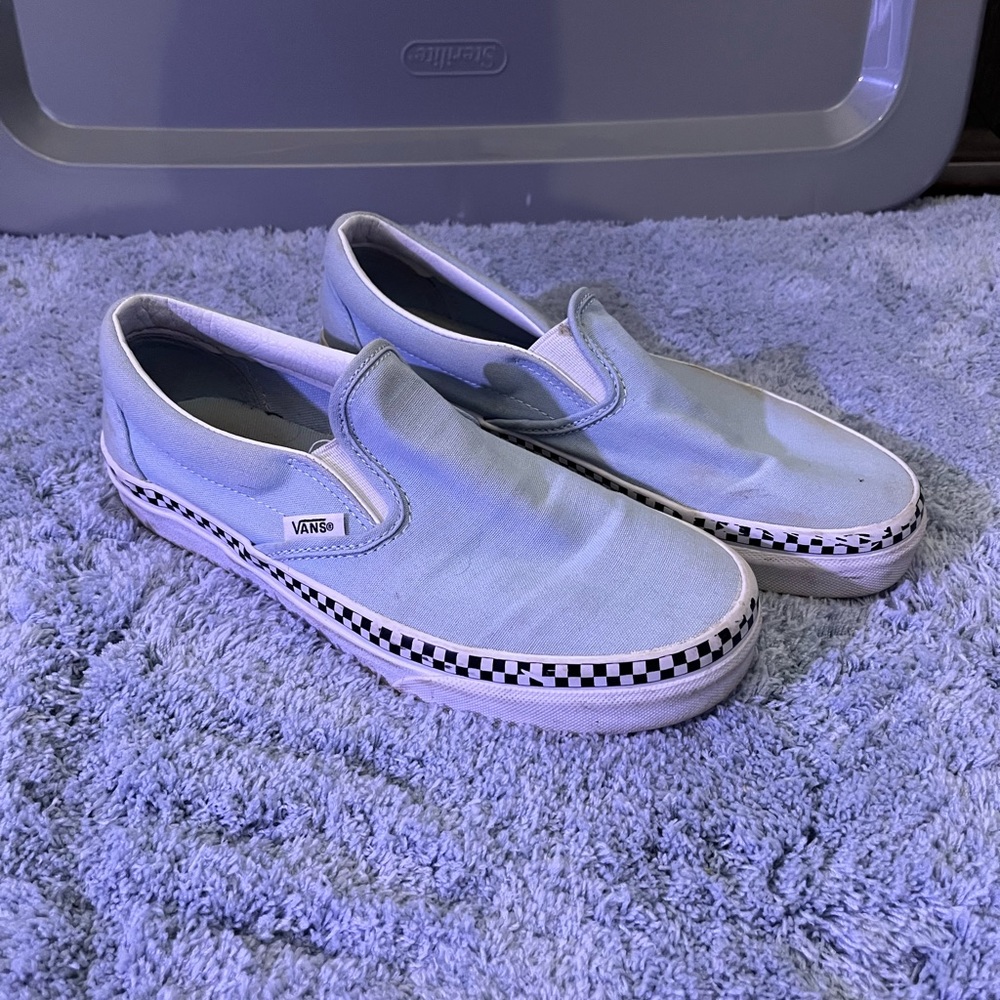 Custom Blue Vans